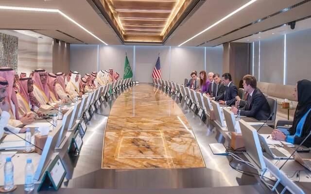 اجتماع وزير الطاقة السعودي مع وزير الطاقة الأمريكي في الرياض