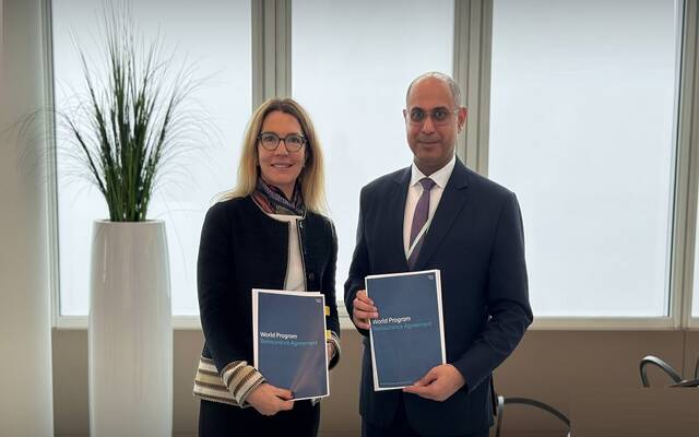 على هامش توقيع اتفاقية التعاون بين بنك التصدير والاستيراد السعودي مع شركة "أليانز تريد"