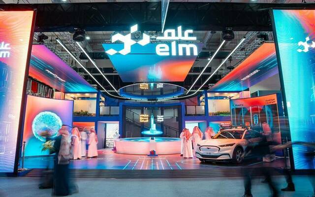 جناح شركة "عِلم" في مؤتمر ليب 2025 بالرياض