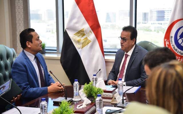 خالد عبدالغفار نائب رئيس مجلس الوزراء ووزير الصحة والسكان المصري