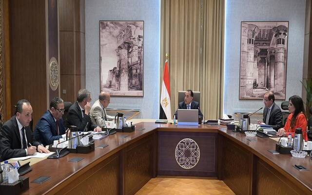 جانب من اجتماع الدكتور مصطفى مدبولي رئيس مجلس الوزراء المصري لمتابعة عدد من الموضوعات المتعلقة بملف الطاقة