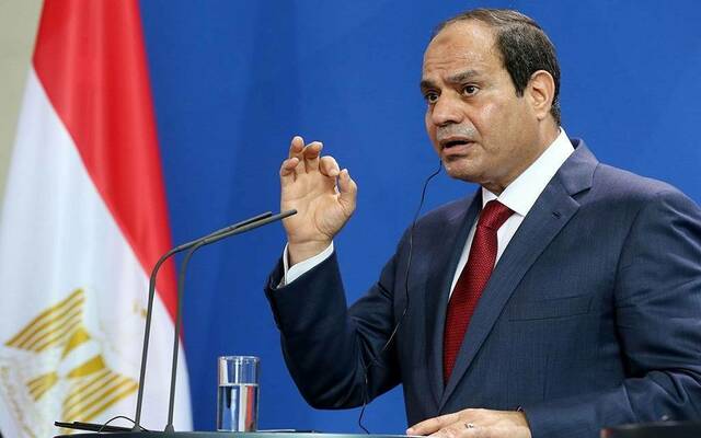 الرئيس المصري عبدالفتاح السيسي