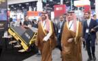 وزير الصناعة والثروة المعدنية بندر بن إبراهيم الخريف خلال بزيارة معرض "MINExpo INTERNATIONAL 2024 "