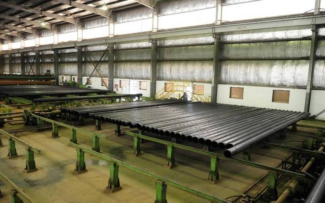 مصنع تابع لشركة العربية للأنابيب