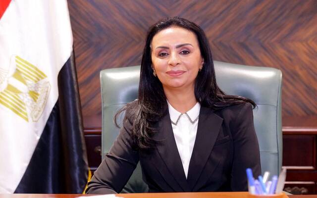 مايا مرسي وزيرة التضامن الاجتماعي المصرية