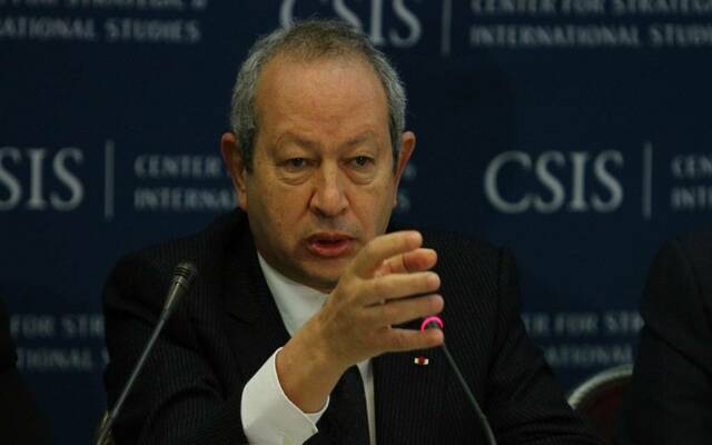 نجيب ساويرس رئيس شركة أوراسكوم للاستثمار القابضة