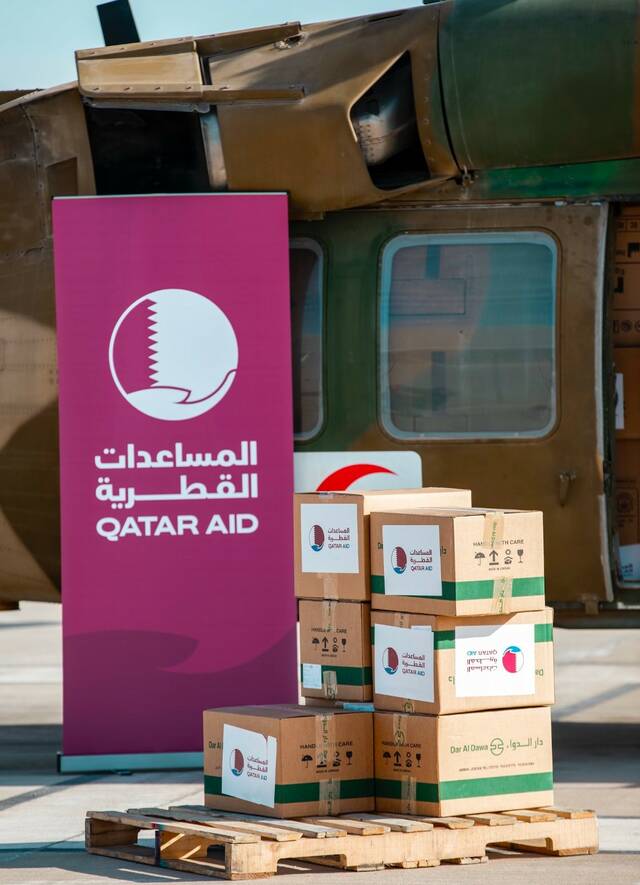 صورة من المساعدات