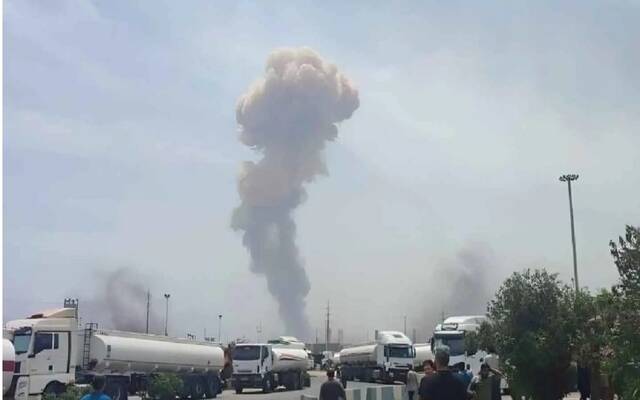 انفجار في ميناء بندر عباس الإيراني
