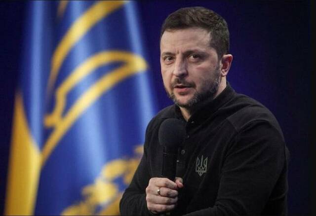 الرئيس الأوكراني فولوديمير زيلينسكي