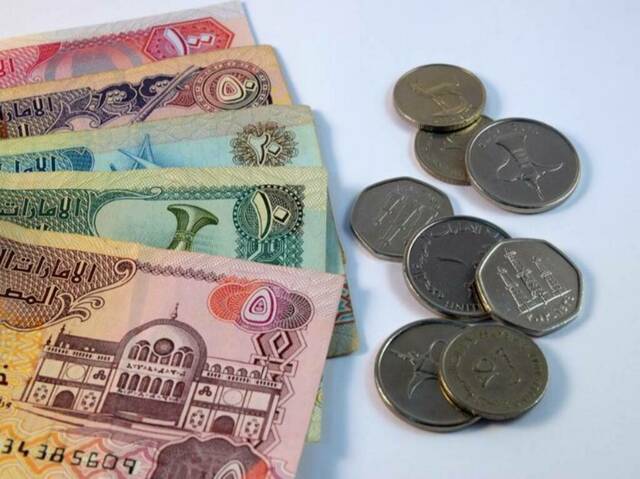 فئات مختلفة من الدرهم الإماراتي