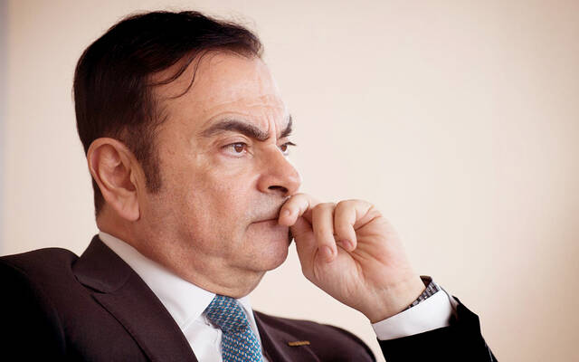 كارلوس غصن رجل الأعمال اللبناني والرئيس السابق لشركة نيسان