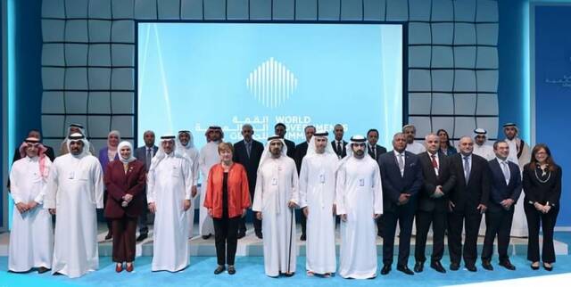 وزيرة المالية خلال مشاركتها في أعمال المنتدى التاسع للمالية العامة في الدول العربية والذي تنظمه وزارة المالية الإماراتية