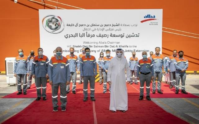 توسعة الرصيف البحري في المرفأ التابع لشركة ألبا